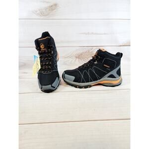 Tamarack Mid Waterproof Shoes Mens Size 9 Black Hiking Boots NEW